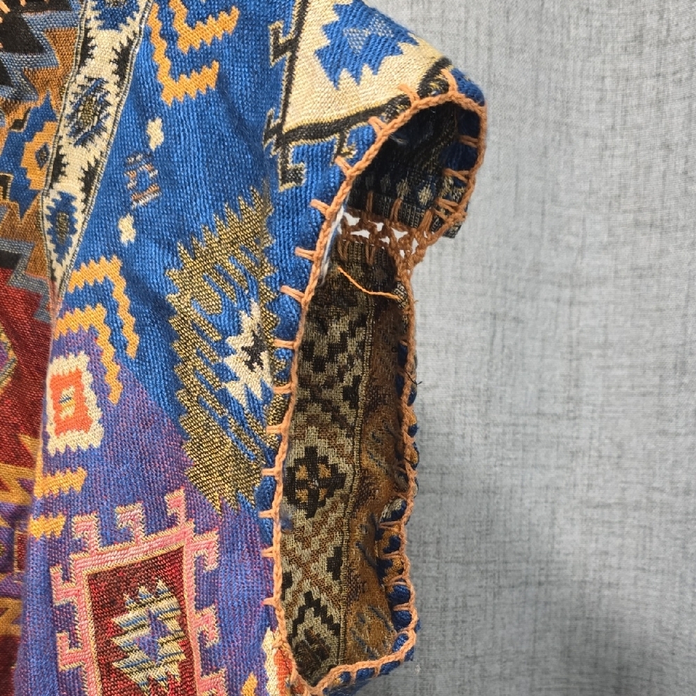 Source Unknown Vibrant Multicolor Tunic Vest - image 15